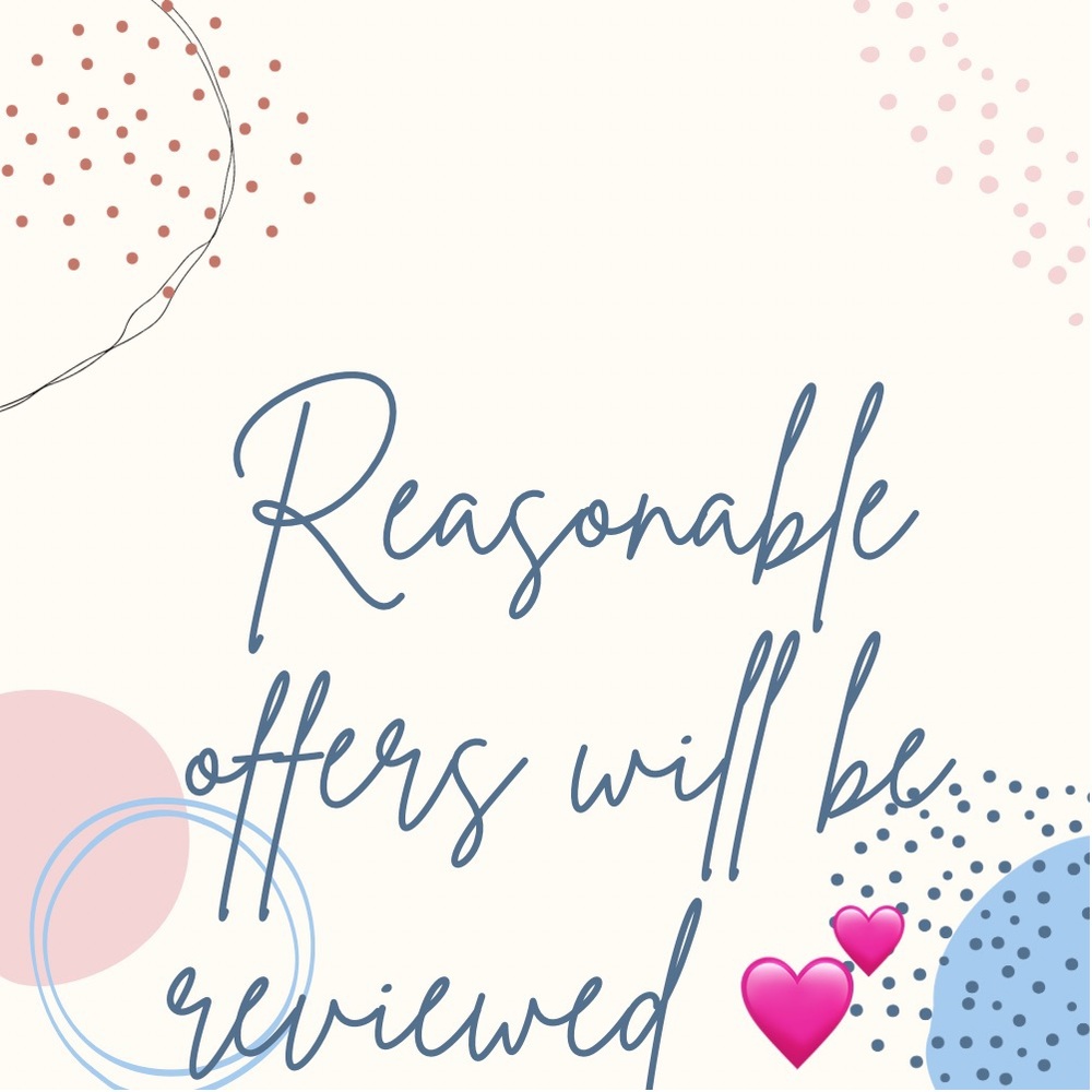 💜🖤💜 Reasonable offers will be reviewed 💜🖤💜